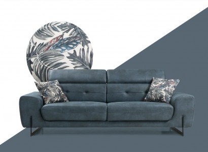 Three-seater sofa couch designer furniture living room modern seating new